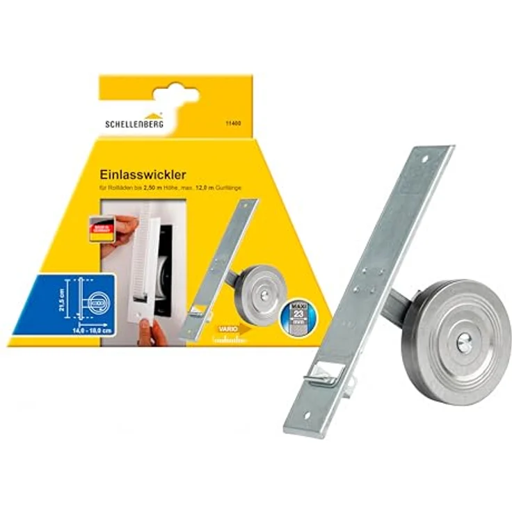 Schellenberg Einlaßwickler Maxi Lochabstand 21,5cm – Bild 2