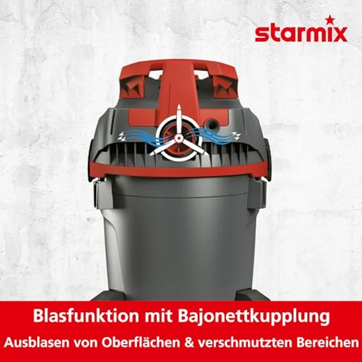 Starmix Handwerker-Sauger uClean ARDL-1420 EHP, Nass- und Trockensauger mit 20l-Behälter, Staubklasse L, autom. Filterabreinigung – Bild 4