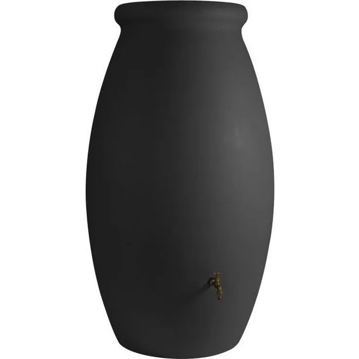Belli Regentonne, Rotationsgeformter Wasserauffangbehälter, 1000 l, Anthrazit