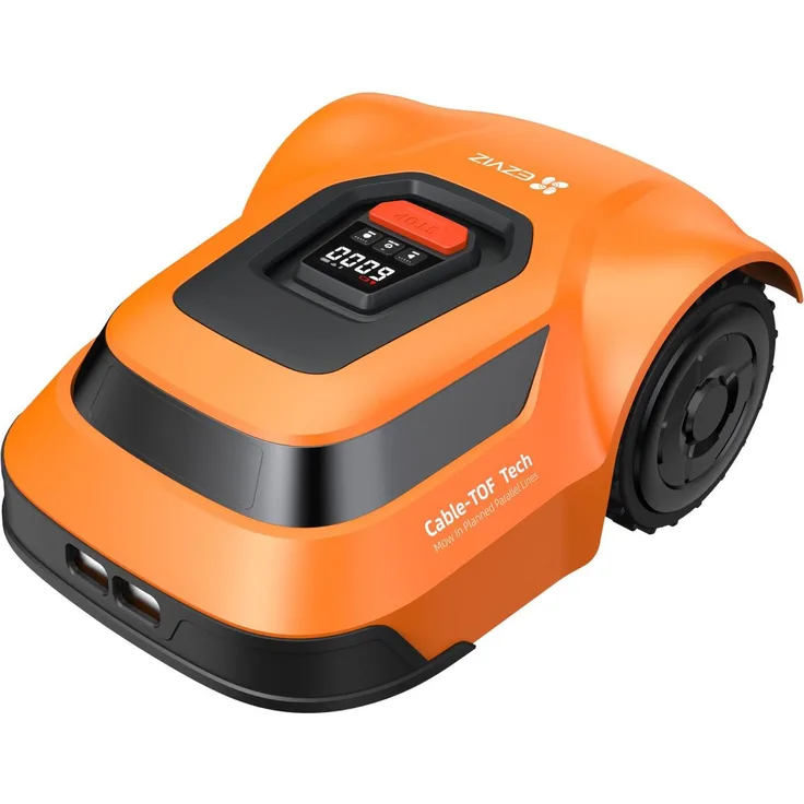 EZVIZ RM600, Mähroboter für 600 m² mit Begrenzungskabel, orange