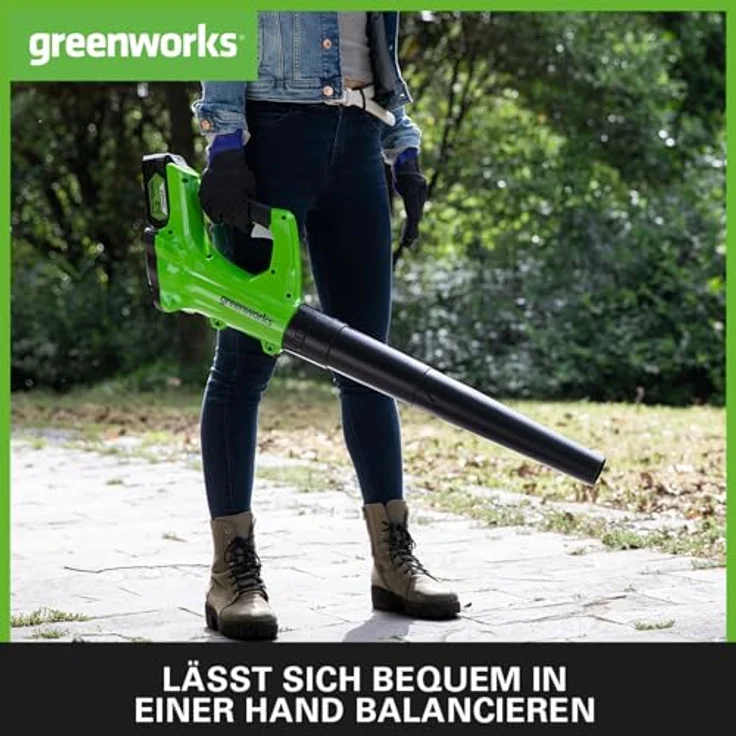 Greenworks 24V Akku-Axial-Laubbläser inklusive 2Ah Akku und Ladegerät - 2402207UA – Bild 6