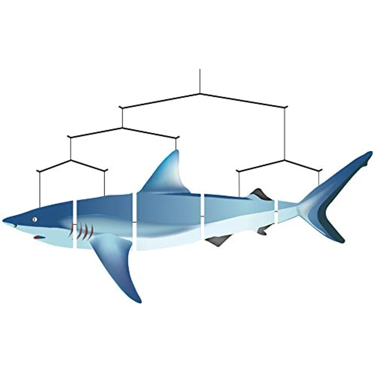 Invento Shark Mobile zum Aufhängen, Blau