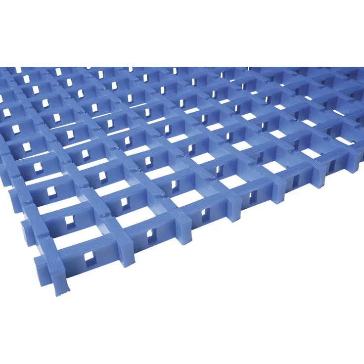 COBA Europe Cobamat Standard Arbeitsplatzmatte, rutschsicher, 0.9m x 12mm, blau, resistent gegen milde Säuren und Alkalien, beidseitig nutzbar