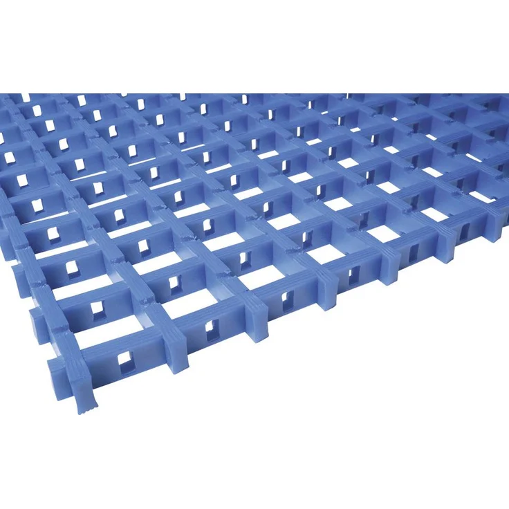 COBA Europe Cobamat Standard Arbeitsplatzmatte, rutschsicher, 0.9m x 12mm, blau, resistent gegen milde Säuren und Alkalien, beidseitig nutzbar