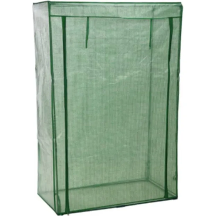 Merkloos Gewächshaus für Tomaten, 100 x 50 x 150 cm, schützende PE-Abdeckung in neutral grün, schneller Aufbau, ideal für Beetnutzung