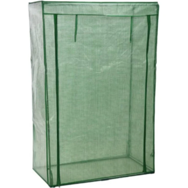 Merkloos Gewächshaus für Tomaten, 100 x 50 x 150 cm, schützende PE-Abdeckung in neutral grün, schneller Aufbau, ideal für Beetnutzung