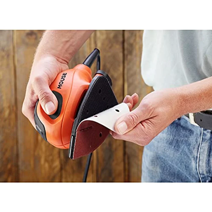 Black und Decker 55 Watt Kompakt-Mouse Schleifblätter Koffer BEW230K-QS – Bild 6