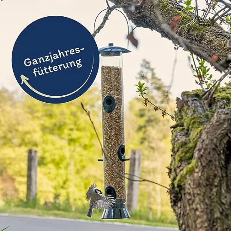 Lyra Pet® | 25 kg Streufutter | Wildvogelfutter Ganzjährig | Mischfutter aus Getreide & Samen | Ideal für Vogelhäuser & Futterspender | Abwechslungsreiches & fetthaltiges Vogelfutter für Wildvögel – Bild 3