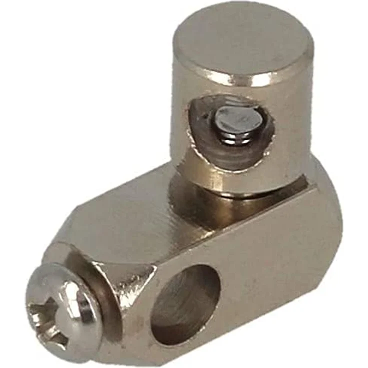 Santras SANTRAS® Doppel-Gelenkstück für Excenter Ablaufgarnitur, Metall, universal einsetzbar, 360° drehbar, einfache Installation – Bild 2