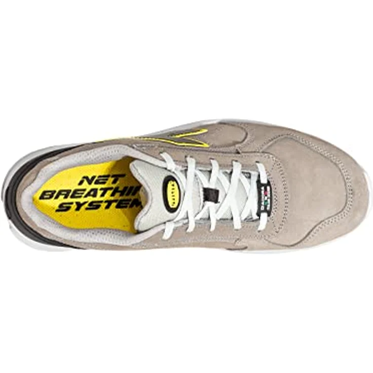 Utility Diadora Diadora Run Net Air box beige Arbeitsschuh, S3 Sicherheitsschuh aus Wildspaltleder mit Net Breathing System – Bild 6