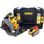 DeWalt DCS 579 NT Akku Handkreissäge 54 V FlexVolt, 190 mm Brushless, inkl. 1x 9,0 Ah Akku, TSTAK - ohne Ladegerät