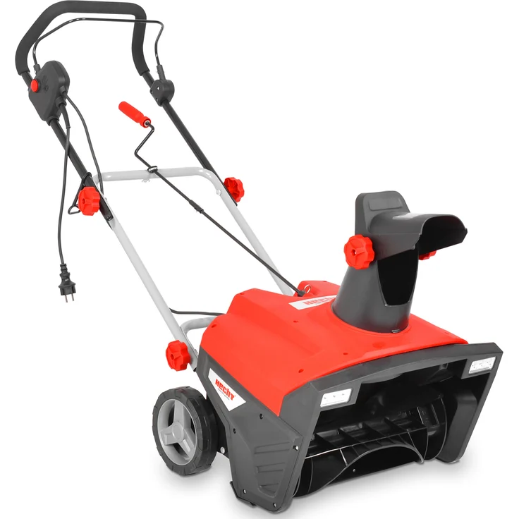 HECHT Elektro Schneefräse 9235, 2300 W Leistung, 500 mm Arbeitsbreite, Auswurfweite bis zu 9 m mit LED-Scheinwerfern