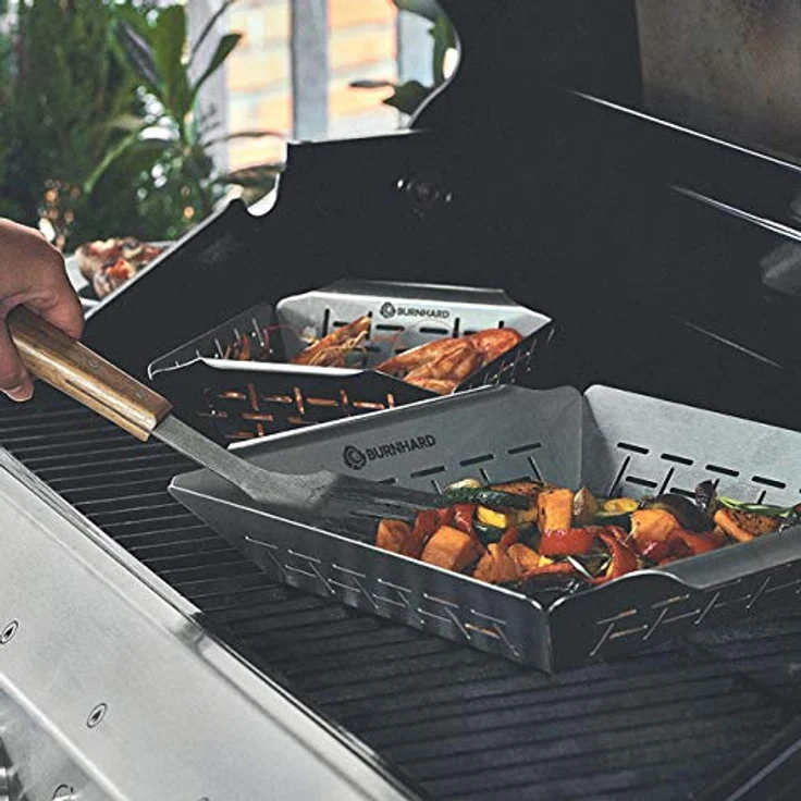 Burnhard Edelstahl Grillkorb – Bild 6