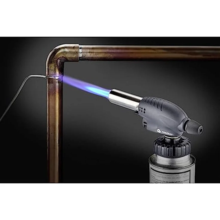 TOOLCRAFT Lötkolben Gasbrenner, max. Temperatur 1500 °C, inkl. Bajonettverschluss und Butan-Patronen – Bild 4