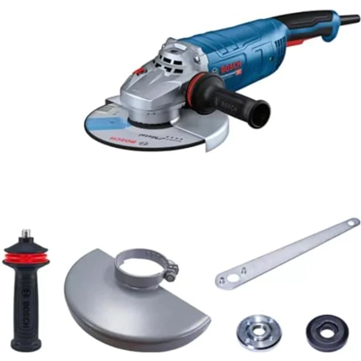 Bosch GWS 27-230 J, Winkelschleifer 230 mm, 2700 W für professionelle Trenn-, Schleif- und Polierarbeiten – Bild 1