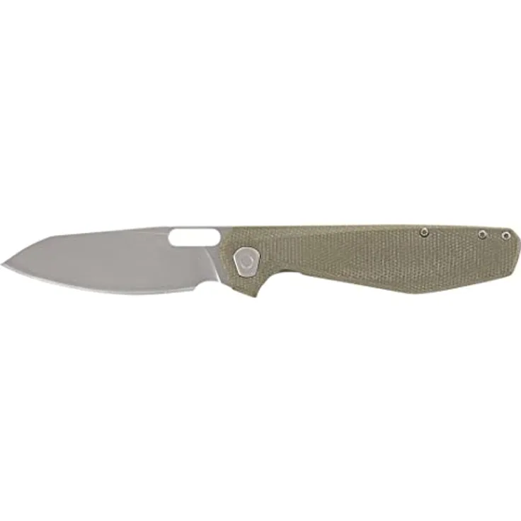 Gerber Taschenmesser mit Gürtelclip, Slimsada, Mit Micarta Griffschale und B.O.S.S. TECH Kugellager, Klingenlänge: 8,8 cm, Oliv, 30-001912