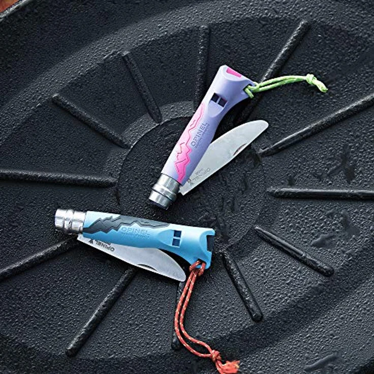 Opinel Outdoor Junior No. 07 Taschenmesser mit Pfeife blau – Bild 3