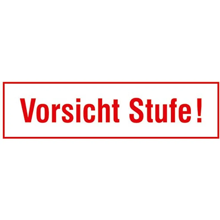 SafetyMarking Hinweisschild - Vorsicht Stufe! (21.5372)