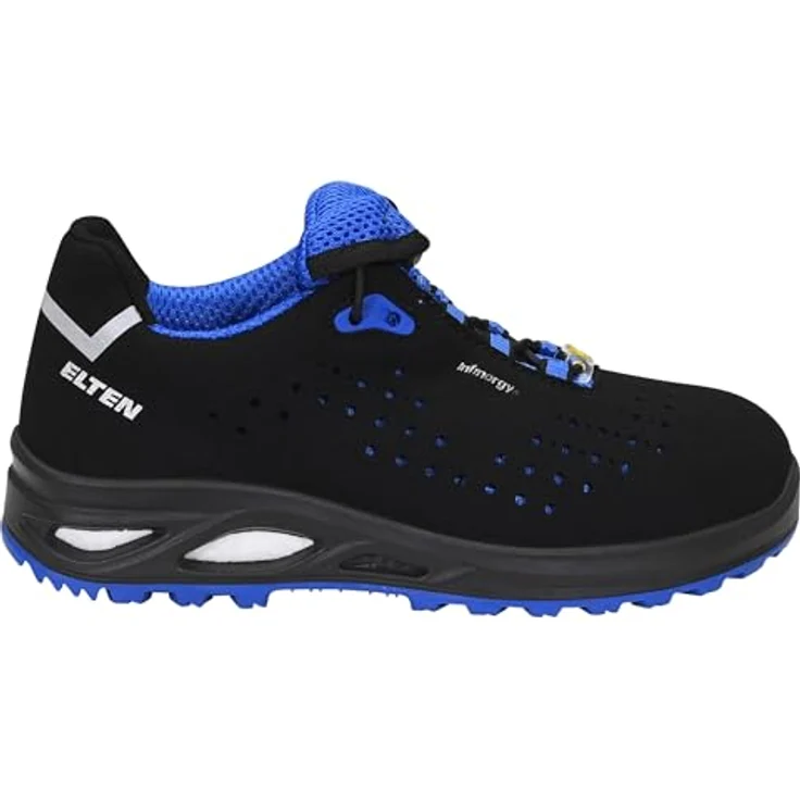 ELTEN IMPULSE Lady XXTL blue Low ESD S1PS, Sicherheitsschuh für Damen mit atmungsaktivem Textilfutter und PU/PU Sohle – Bild 2