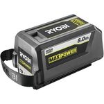Ryobi Akku RY36B80B 36 V Max Power 8,0 Ah, Leistungsstarker Akku mit hoher Laufzeit, schwarz