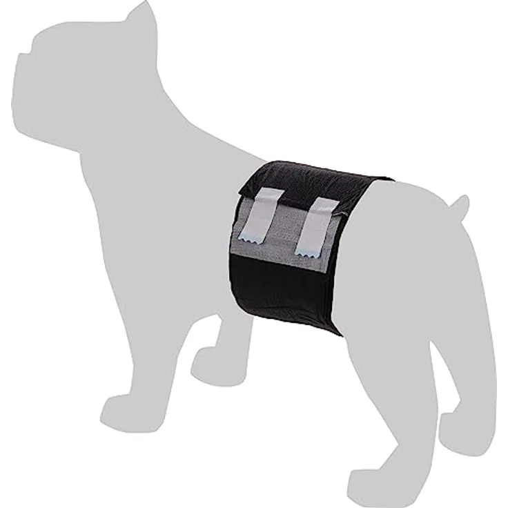 Dipy Windeln für männliche Hunde, Größe S, 30 – 46 cm, 12 Stück