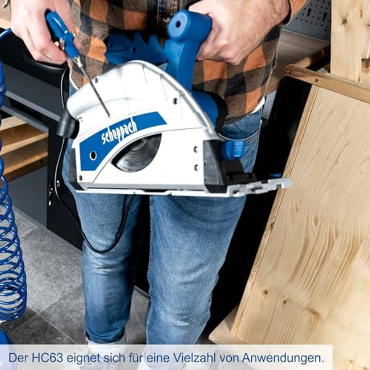 Scheppach HC63 Kompressor, 1500W, 50L Kessel, 10bar Druck, Ansaugleistung 220 L/min, ölgeschmiert, transportabel – Bild 6