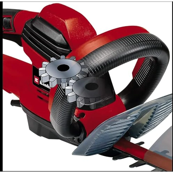 Einhell Elektro Heckenschere GE-EH 7067 (700 W, 670 mm Schnittlänge, 30 mm Zahnabstand, Schnittgutsammler, Kabelzugentlastung) – Bild 7