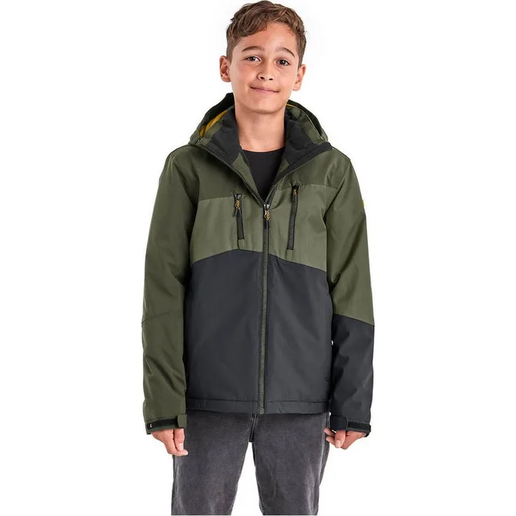 Killtec Outdoorjacke, Winterjacke für Kids, wasser- und winddicht, Colourblock Design, blau