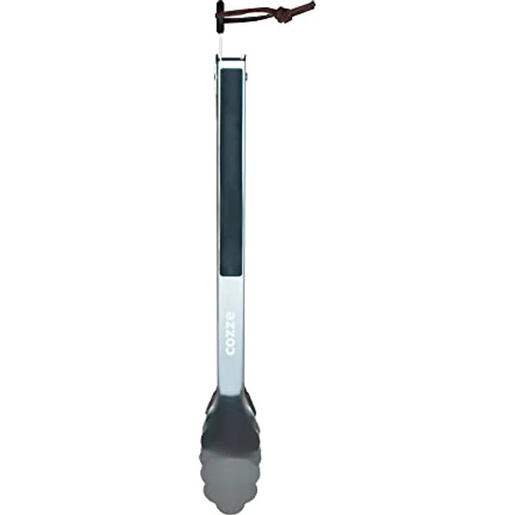 cozze® Grillzange 10,5x5x40 cm mit PP-Griff - Edelstahl – Bild 2