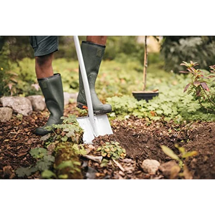 Fiskars Teleskop-Spaten für schwere, steinige Böden, Spitz, Länge: 111 - 130 cm, Verstärktes Borstahl-Blatt, Schwarz/Orange, Xact, 1066732 – Bild 5