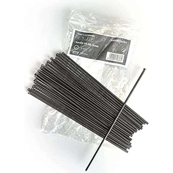 ABAC Ersatznadeln für Nadelhammer, 28 Stück, Durchmesser 3 mm, gehärteter Stahl – Bild 4