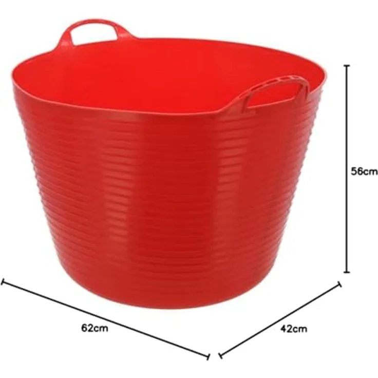 Kerbl 326197 Flexibler Trog FlexBag 60 L, rot – Bild 2