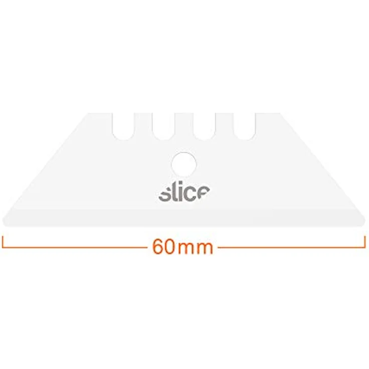 SLICE Cuttermesser Slice 10524, Keramische Ersatzklingen abgerundet, 2er Set mit finger-friendly® Sicherheitsfeature – Bild 5