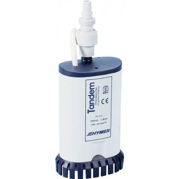 Reich Hochleistungs-Tandemtauchpumpe 19 l-min., 1,4 bar mit Rückschlagventil und Schlauchanschluß Tauchpumpe