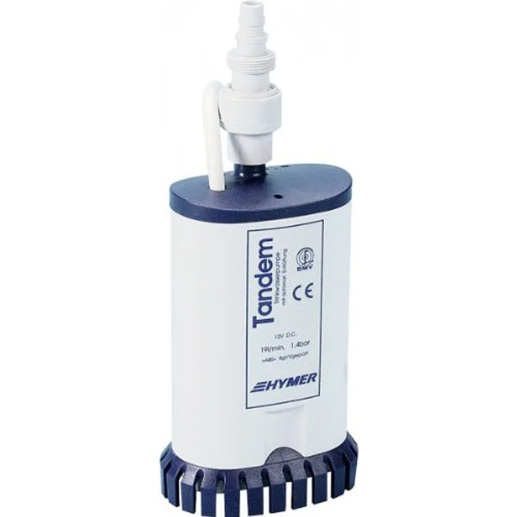 Reich Hochleistungs-Tandemtauchpumpe 19 l-min., 1,4 bar mit Rückschlagventil und Schlauchanschluß Tauchpumpe