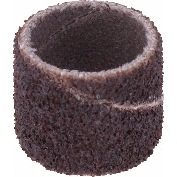 Dremel 408 Schleifband (Zubehörsatz für Multifuntionswerkzeug mit 6 Schleifbänder 13mm, Körnung 60 zum Gestalten und Ebnen von Holz, Kunststoff, Fiberglas etc.) – Bild 1