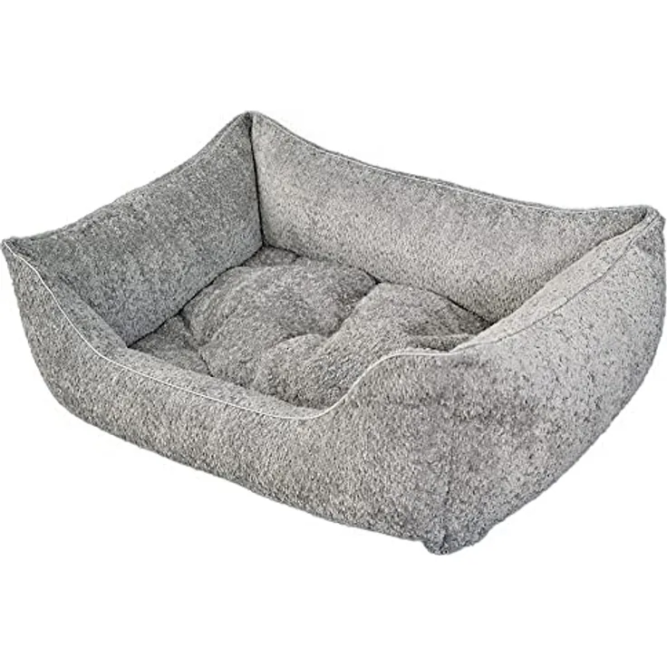 Dandy Dog Hundebett Balance Soft Grey - abziebar und waschbar - Made in Germany Größe XL