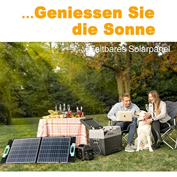 enjoy solar Faltbares Solarmodul Gaia Serie 100W/12V, monokristallin, hohe Schutzleistung, tragbare Solartasche für unterwegs – Bild 7