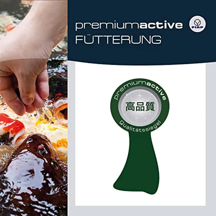 FIAP premiumactive All IN ONE 3.000 ml - 3 verschiedenen Granulate - Alleinfutter - Teich- und Koifische - Futtermix - Teichfische - leichte Verdauung - Keine Trübung - Gartenteich – Bild 4