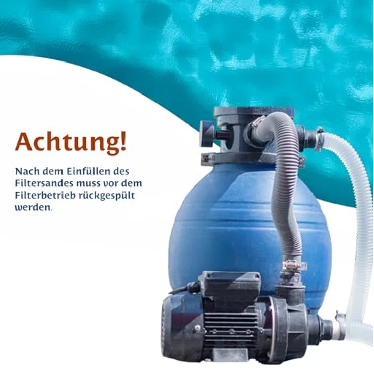 Min2C 25kg Filtersand Körnung 0.4-0.8mm Poolfilter Teichfilter Quarzsand für Sandfilteranlagen Feuergetrocknet - A&g-heute – Bild 4
