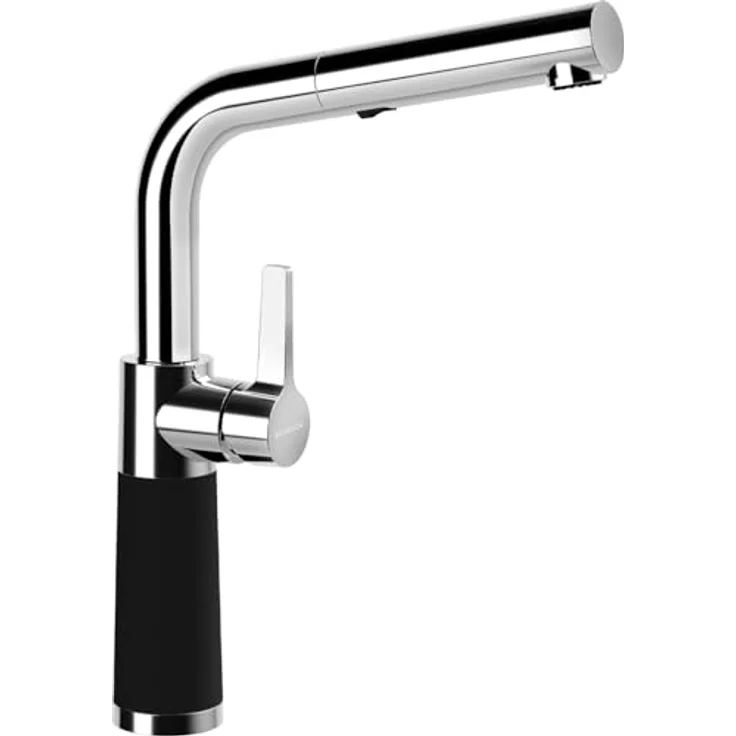 Schock Küchenarmatur SC-540 SB, ausziehbar mit Strahl-Brause, Rückflussverhinderer, Schwenkbereich 120° – Bild 1