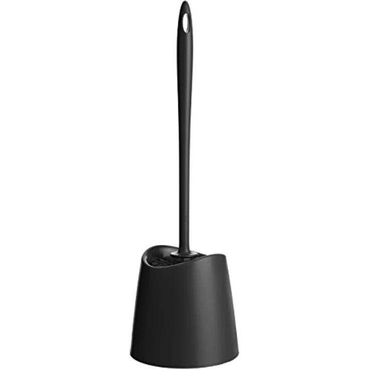 Tatay Klobürste Standard, Polypropylen, Schwarz-Bürste, BPA frei, Made in Spain. Schwarz. Maße 12 x 12 x 38 cm – Bild 1