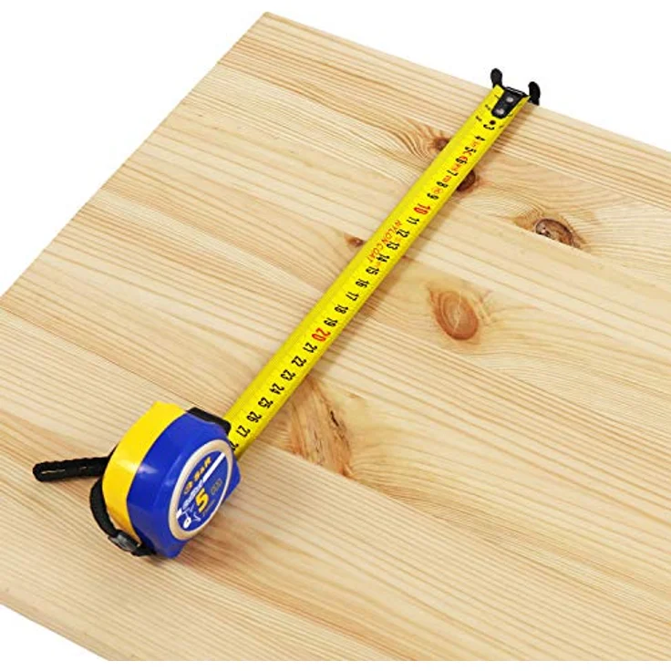 S&R Bandmaß 5m x 25 mm mit Magnet-Haken, Nylon-Polymer Maßband BEIDSEITIG bedruckt, COLIBRI - Serie, schlagfestes Gehäuse, Massband Zollstock Metermaß Rollband, blau – Bild 2