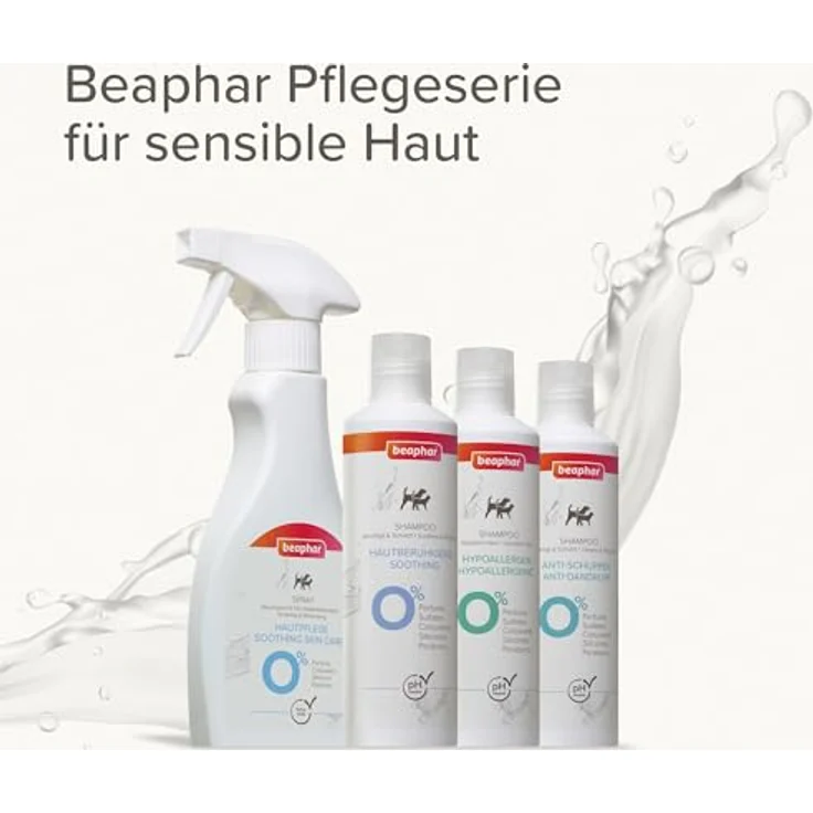 beaphar Tiershampoo Anti-Schuppen Shampoo 250 ml, milde Hautpflege für Hunde, angereichert mit Kamille und Pirocton-Olamin – Bild 8