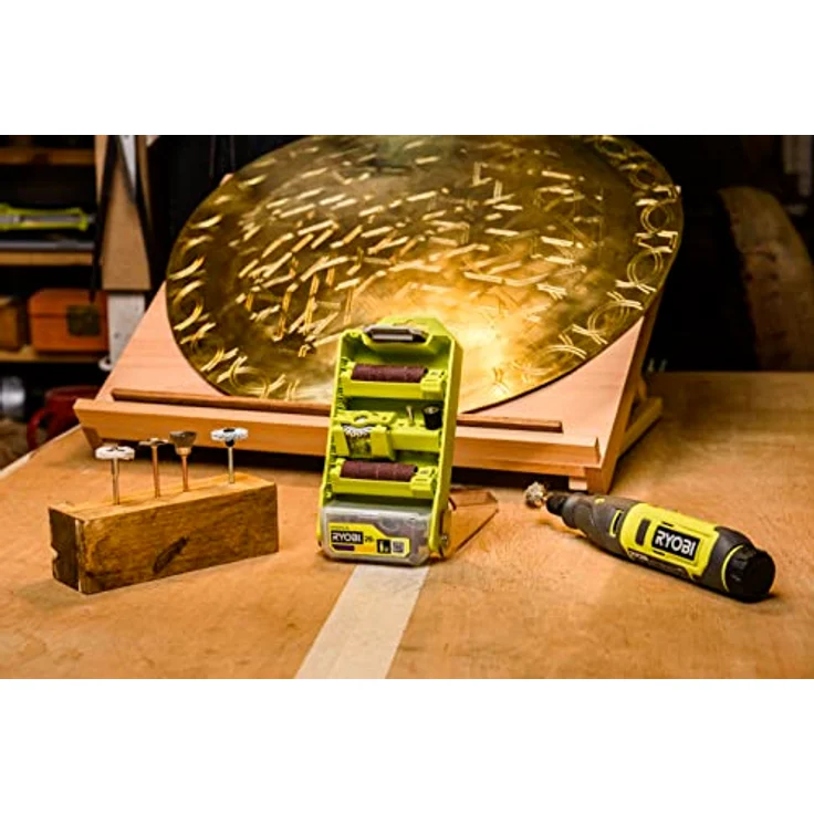 RYOBI Drahtbürsten-Set RAR202-2, 2er-Set mit 13 mm und 19 mm Bürsten aus Kohlenstoffstahl zum Entfernen von Rost, kompatibel mit Mini-Werkzeugen aller Marken – Bild 2