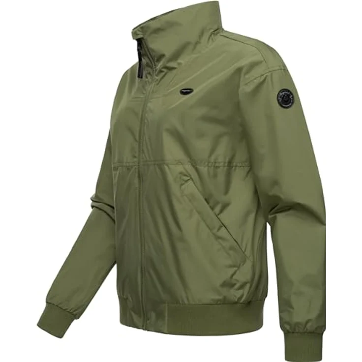 Ragwear Goona, Damen Bomberjacke, wasserdicht und winddicht, oversized Passform, Grün, 6XL – Bild 2