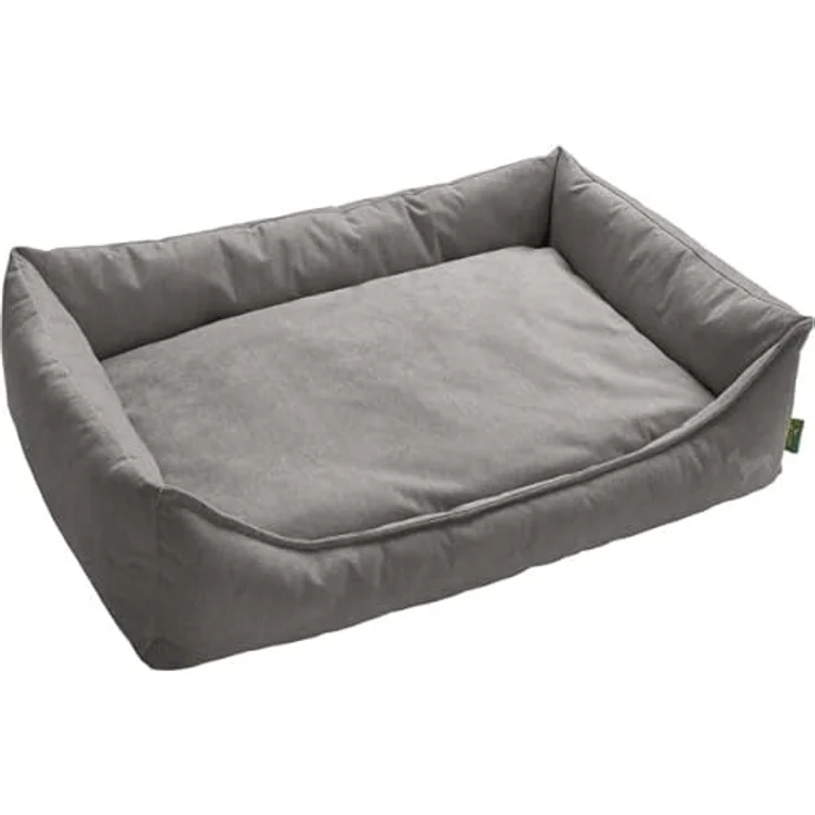 HUNTER EIBY Hundesofa, schmutzabweisend, Easy CLEAN-Technologie, pflegeleicht, S, grau – Bild 1