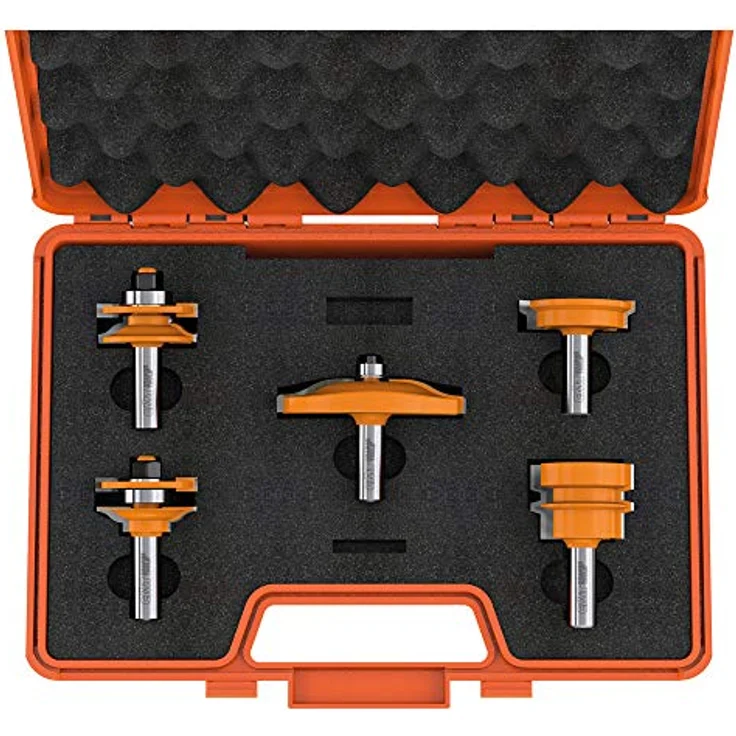 CMT ORANGE TOOLS 900.509.11, Komplettes Küchen-Fräkersatz Set S=12, Profil A, für Türen und Schubladen – Bild 1