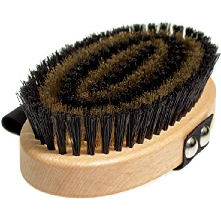 Kurzhaarbürste für Hunde - mit Rosshaar- und Messingborsten, mit Buchenholz aus nachhaltiger Forstwirtschaft, Made in Germany, BÜRSTE KURZHAAR von LILA LOVES IT