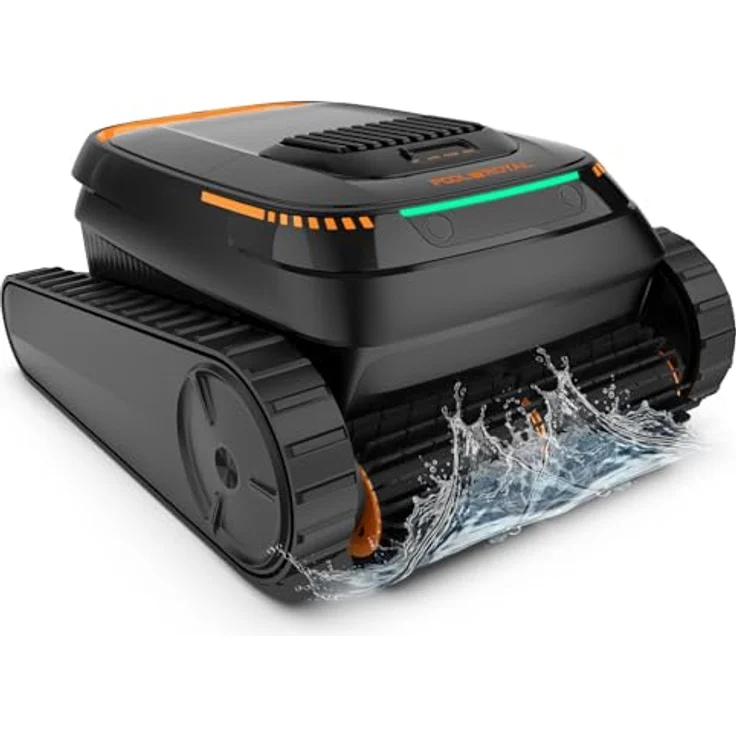 FM SOLAR Pool-Royal Akku-Poolreinigungs-Roboter PR10 Limited Design Edition, 5200mAh Akku, 120 Minuten Laufzeit, für alle Poolformen geeignet, kabellos – Bild 2